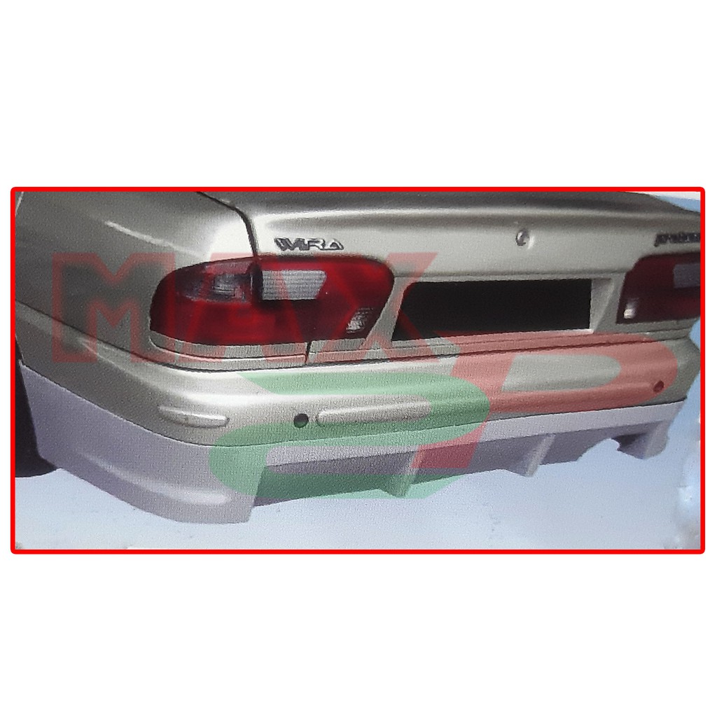 Proton Wira Aeroback Nm Style Rear Back Skirt Lower Lip Spoiler