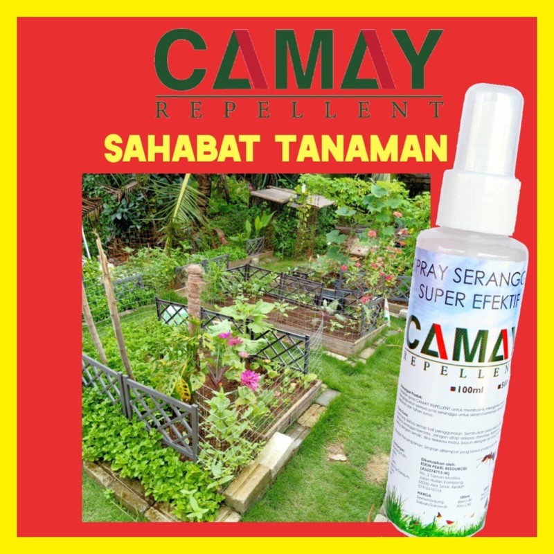 Camay Repellent Spray Tanaman Organik Berkesan Membunuh Ulat Pokok Bena