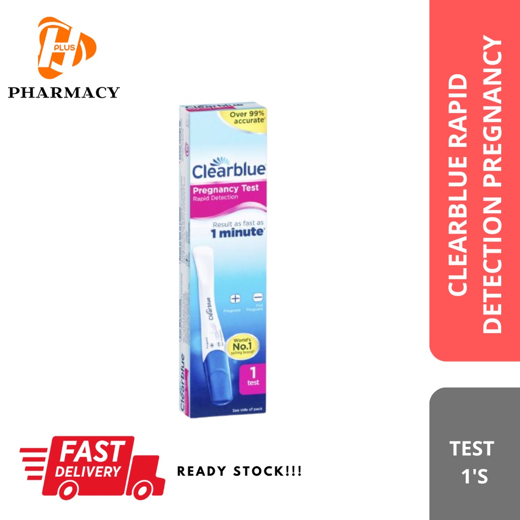 Clearblue Digital Rapid Detection Easy Pregnancy Test S Shopee