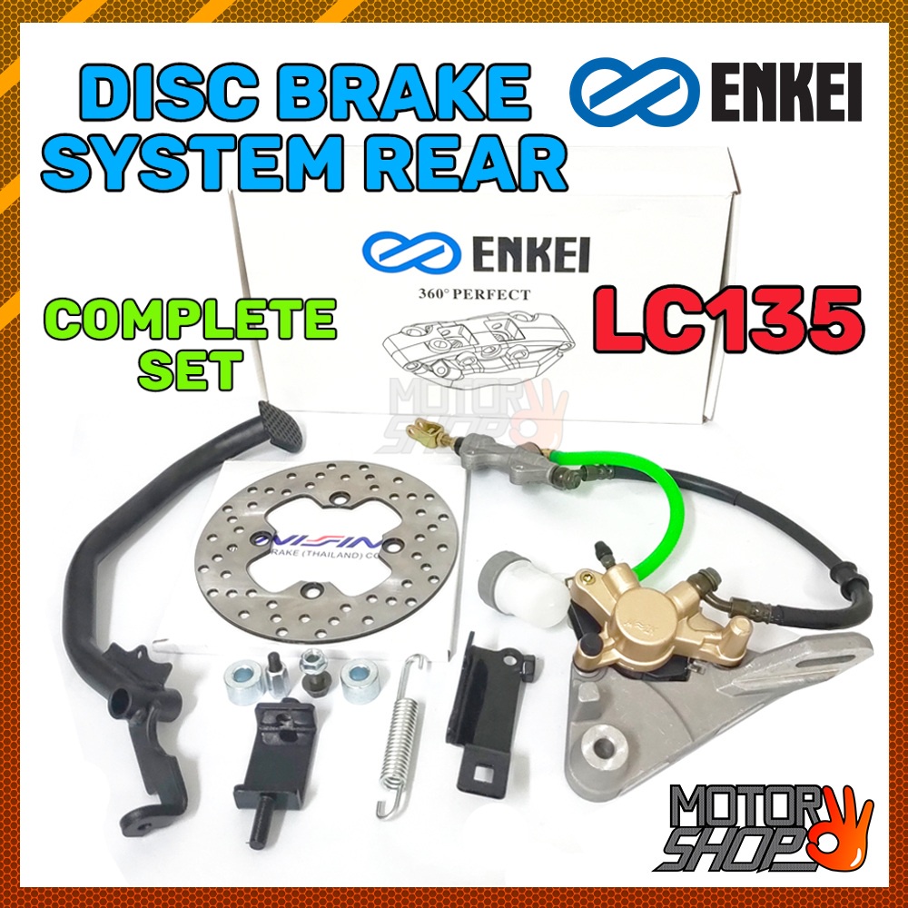 LC135 5S CALIPER SYSTEM MODIFY REAR DISC BRAKE SYSTEM LC135 V2 V3 V4 V5