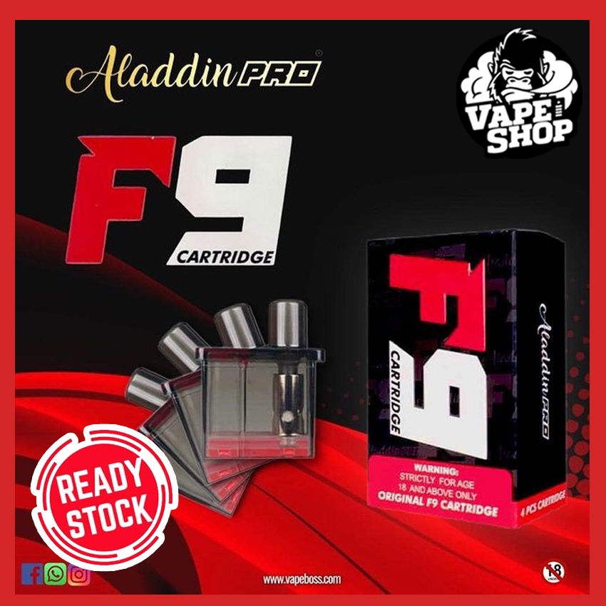 ALADDIN PRO F9 CARTRIDGE 0 8Ω Pcs Box Shopee Malaysia