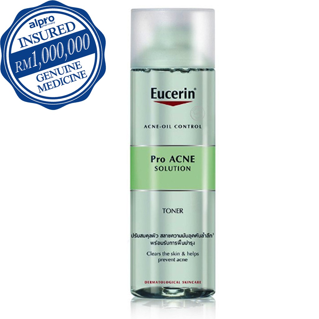 EUCERIN ProACNE Solution Toner 200ml Exp Date 01 2022 Shopee