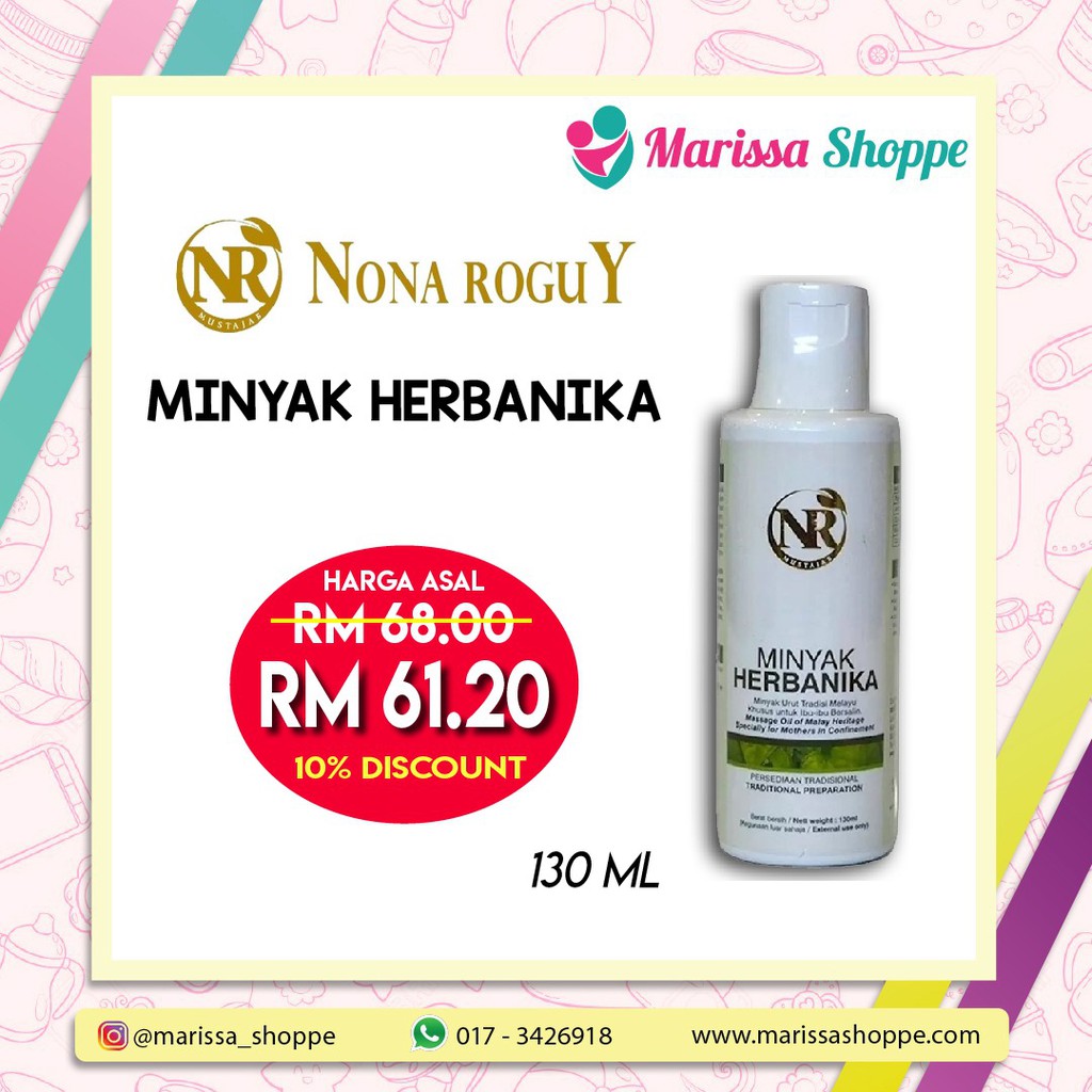 Nona Roguy Minyak Herbanika Shopee Malaysia