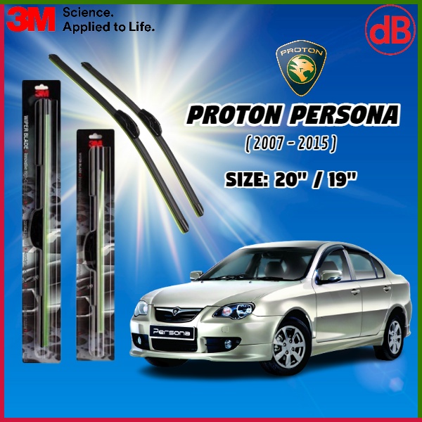 3M Wiper Blades Proton Persona 2007 2015 20 19 Shopee Malaysia