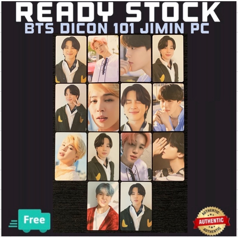 OFFICIAL BTS DICON 101 CUSTOM BOOK JIMIN PHOTOCARD Shopee Malaysia