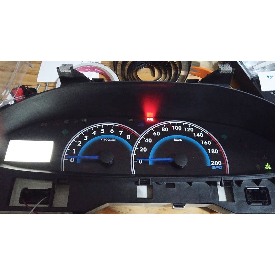 Panel Instrument Cluster Meter Speedometer Custom Toyota Vios Ncp Gen