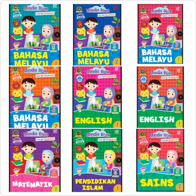 Buku Pra Sekolah Tahun Tahun Minda Bijak Pelangi Shopee Malaysia