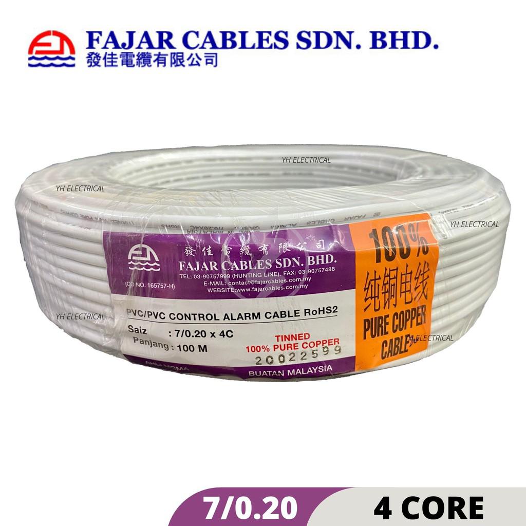 Original Fajar Cable Mm X Cores Pvc Control Alarm Cable Rohs