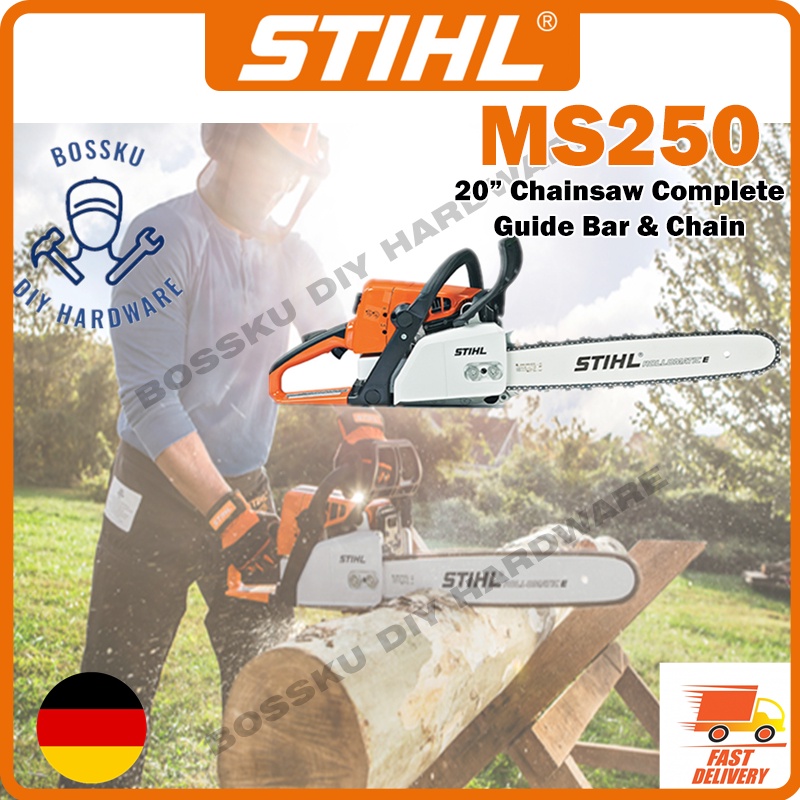 STIHL MS250 Chainsaw 16 18 20 Inch Guide Bar Blade Germany Brand