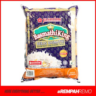 Jasmine Basmathi King Kg Steamed Beras Basmathi Shopee Malaysia