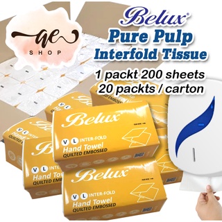 Pure Pulp Belux Tissue Ply V Fold Interfold Multifold Paper