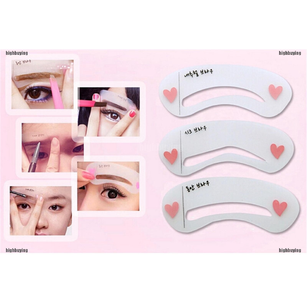 Mini Brow Class Drawing Guide Eyebrow Card Template Shopee Malaysia