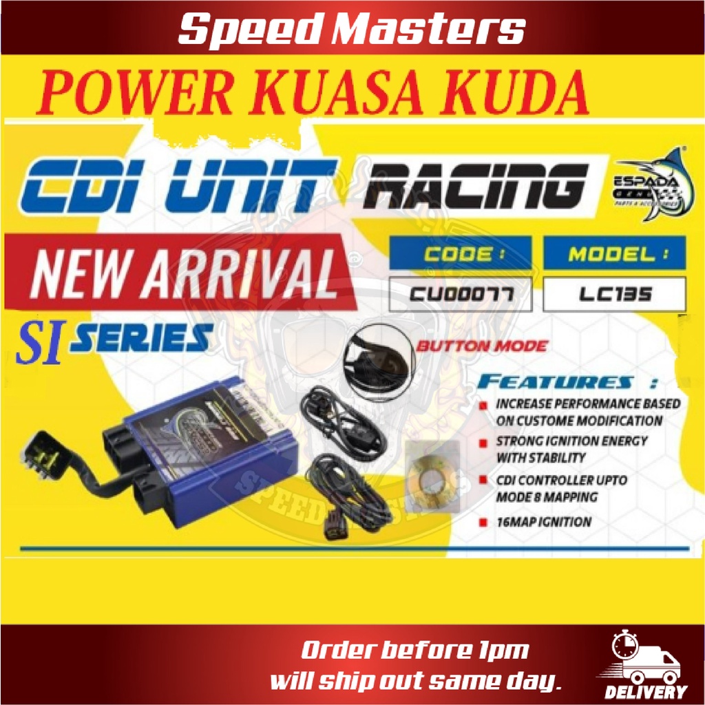 SPEED MASTER ESPADA LC135 S1 RACING ECU CDI UNIT FOR LC135 V1 V6 Y125Z