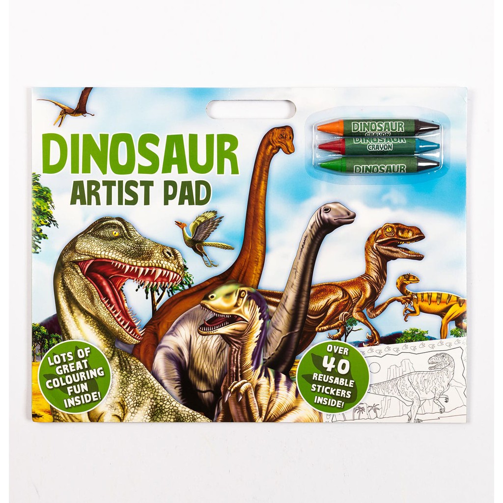 BBW Dinosaur Artist Pad ISBN Shopee Malaysia