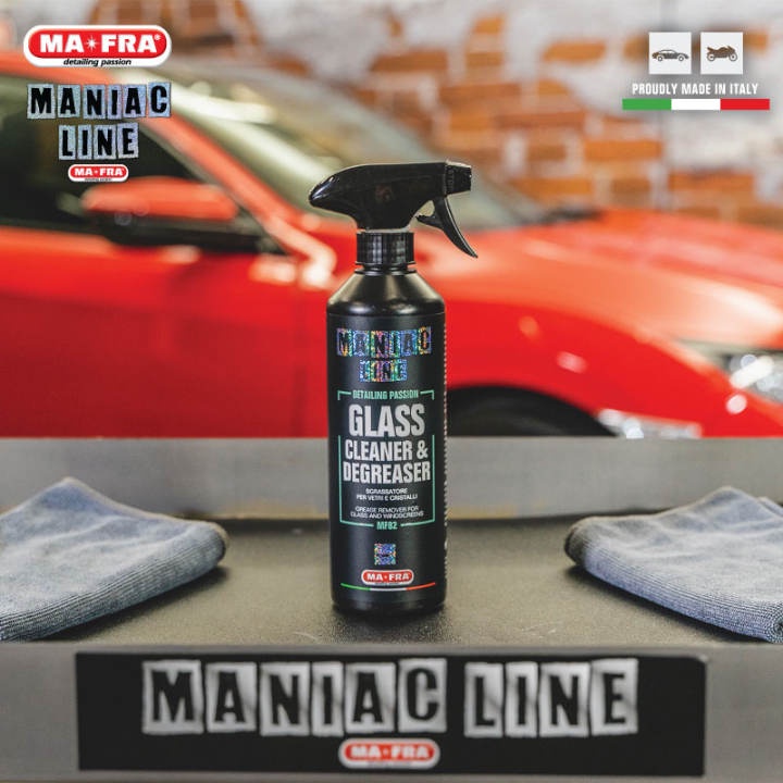 Mafra Maniac Line Glass Cleaner And Degreaser Ml Dries Quickly On