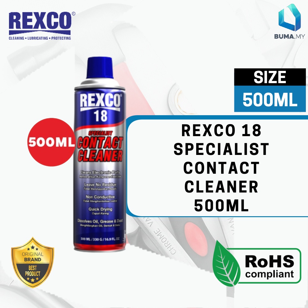 Rexco 18 Specialist Contact Cleaner Pembersih Komponen Elektronik 500ML