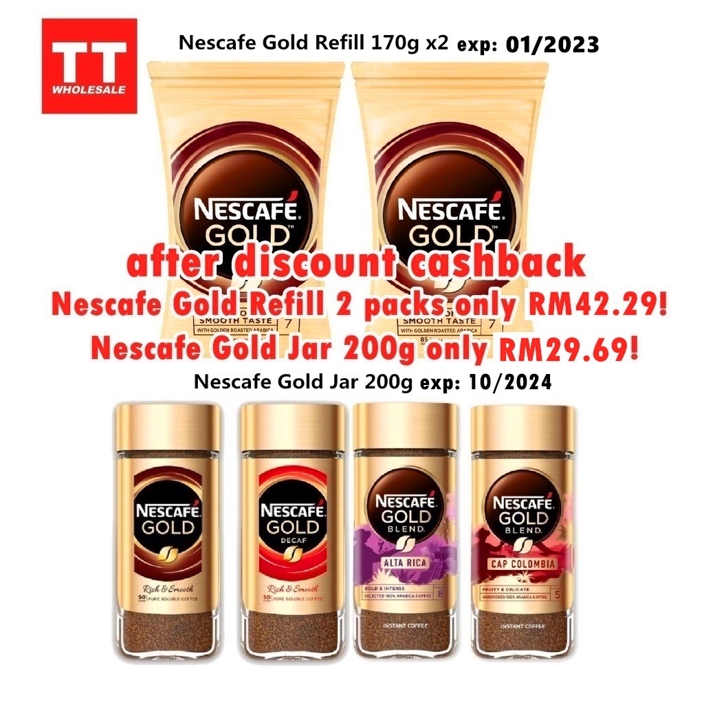 Nescafe Gold Refill Set G X Packs Exp Nescafe Gold