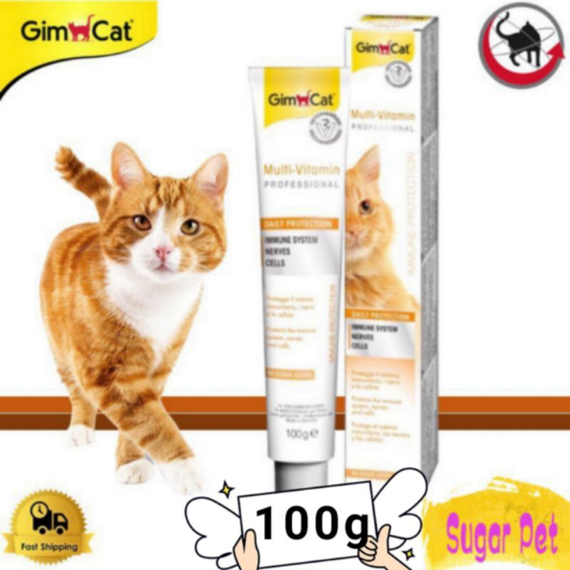 Ready Stock G Gimcat Multi Vitamin Paste Vitamin Kucing Cat