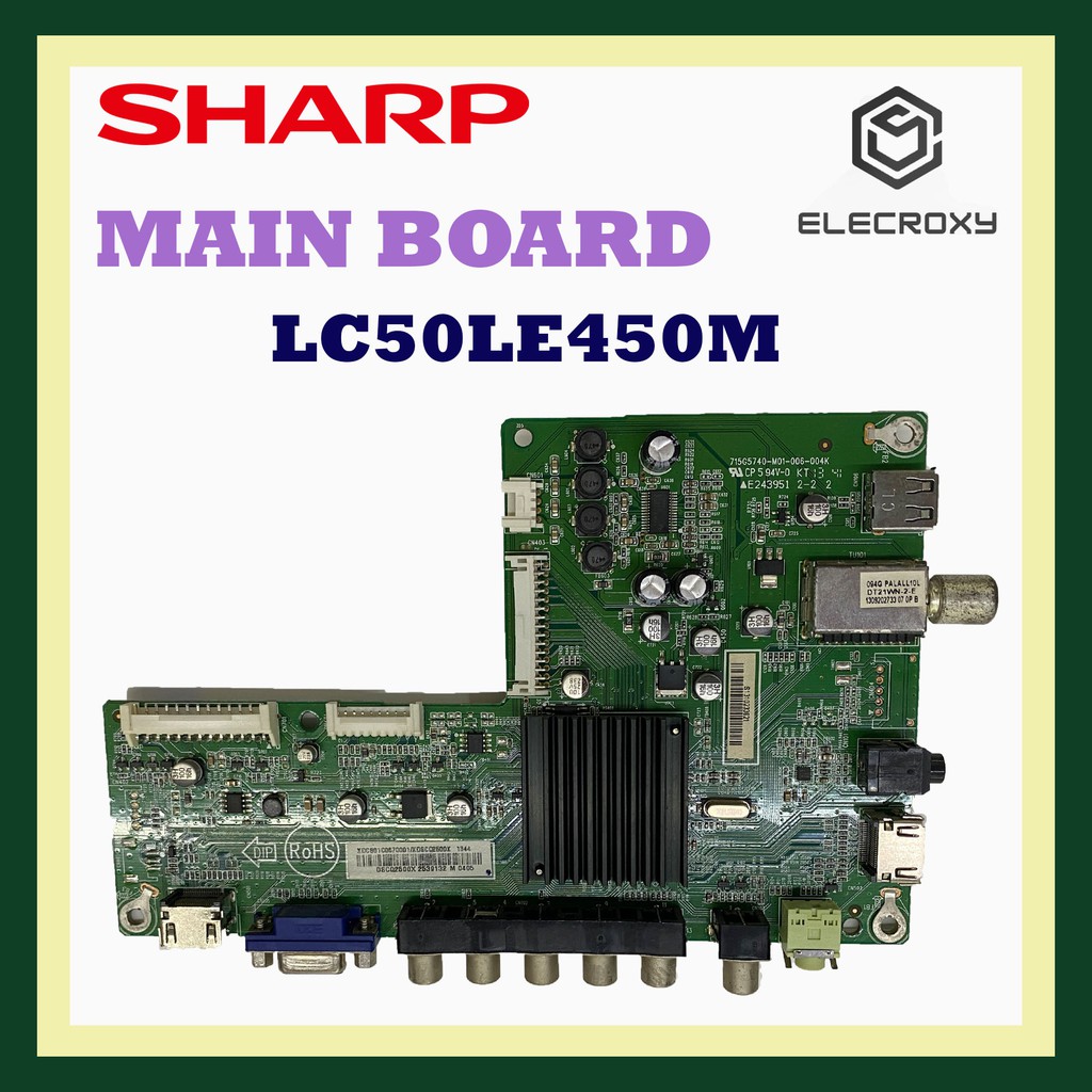 SHARP 100 ORIGINAL LC50LE450M MAIN BOARD POWER BOARD T CON BOARD