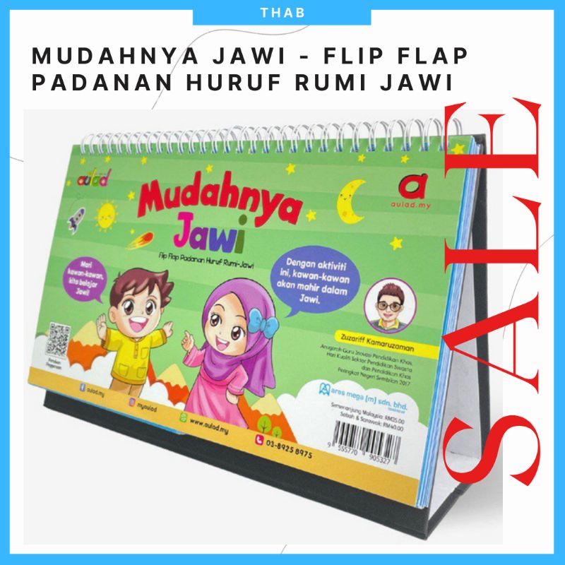 Mudahnya Jawi Flip Flap Padanan Huruf Rumi Jawi Shopee Malaysia