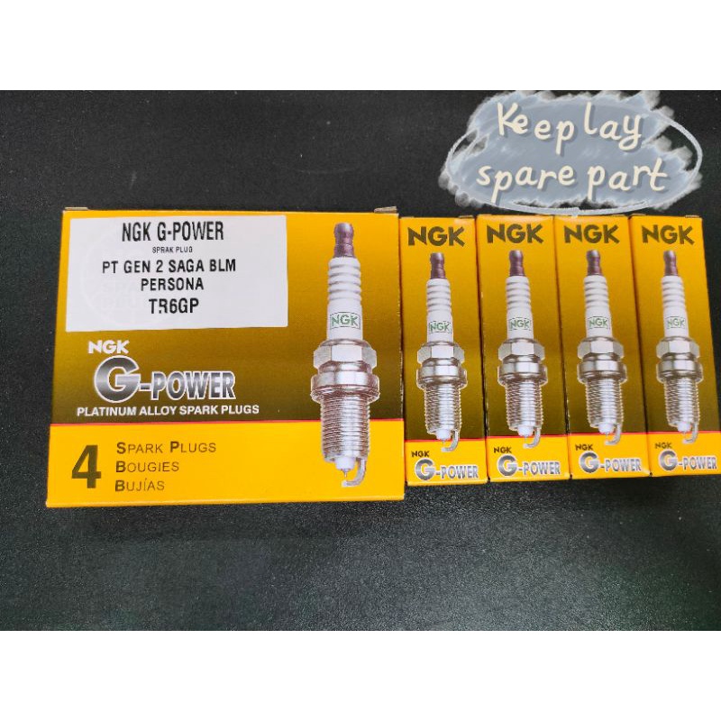 5141 TR6GP NGK G POWER Spark Plug Gen2 SagaBLM Persona Shopee Malaysia