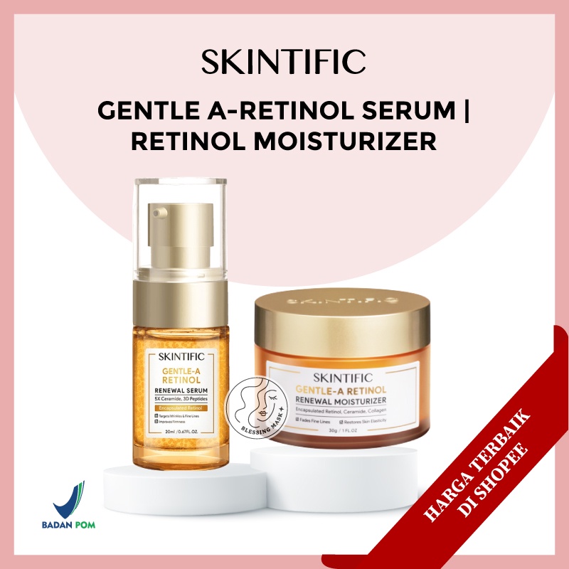 Skintific Gentle A Retinol Cream Renewal Moisturizer Retinol 30gr