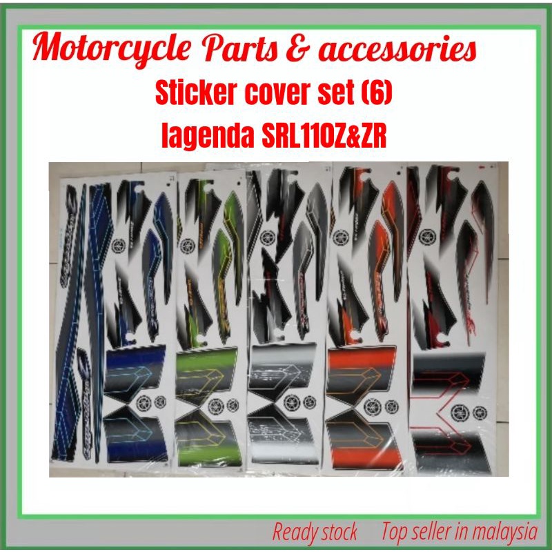 Yamaha Lagenda Z Zr Sticker Cover Set Srl Z Stripe Srl Zr