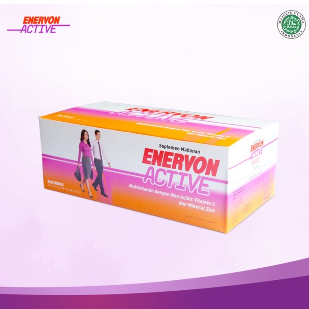 Enervon Active 100 Tablets Multivitamin Supplements Shopee Malaysia