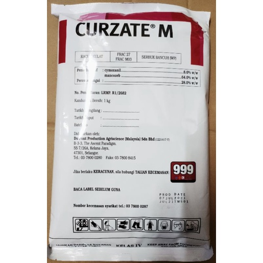 Curzate M Kg Dupont Racun Kulat Shopee Malaysia