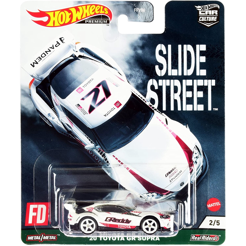 Hot Wheels Toyota GR Supra SLIDE STREET Shopee Malaysia