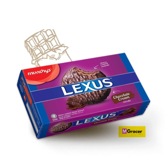 MUNCHY S LEXUS CHOCOLATE COATED CREAM BISCUITS 100G Shopee Malaysia