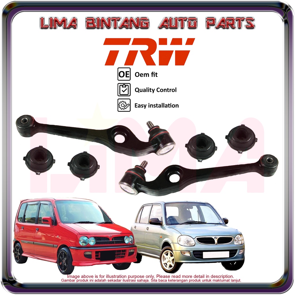 Perodua Kelisa Kenari Front Lower Arm Control Arm Right Left Side