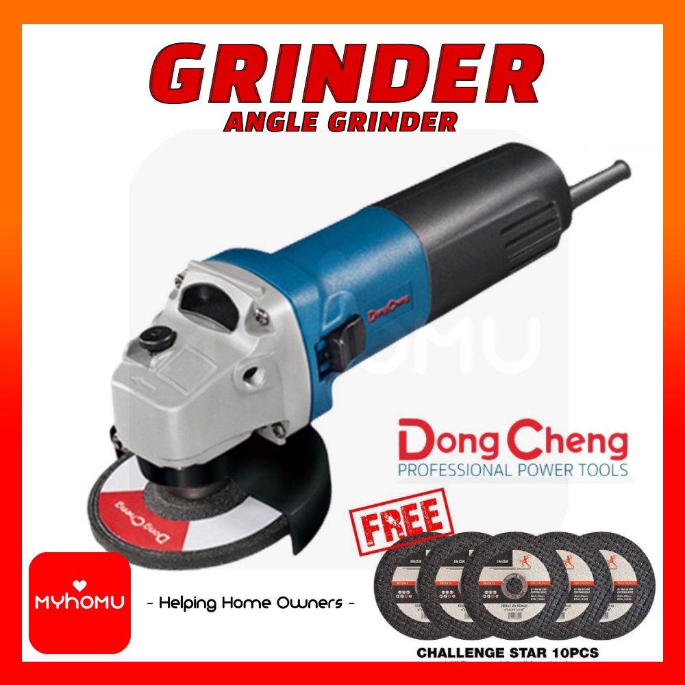 Dongcheng Angle Grinder Dsm B W Rated Heavy Duty For