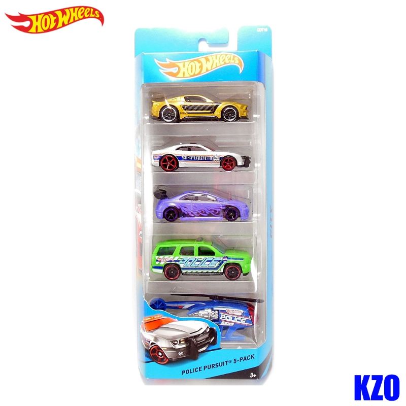 Hot Wheels Police Pursuit Pack Good Condition Box With