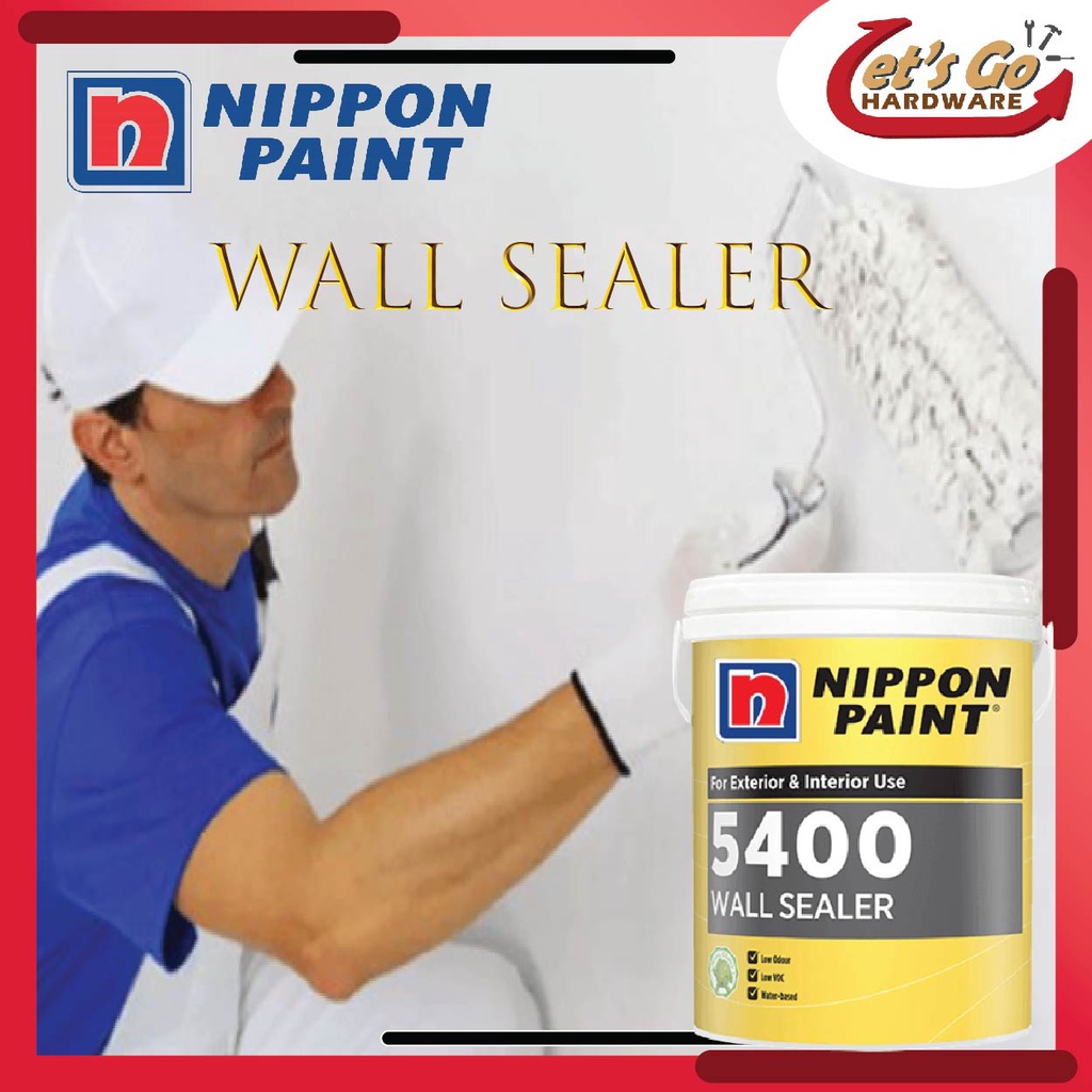 Nippon Paint 5400 18L Wall Sealer Water Based Exterior Interior