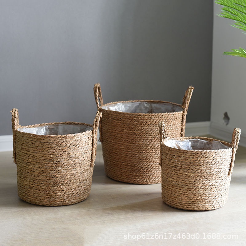 Flower Pot Basket Rattan Bakul Pokok Pasu Rotan Hiasan Shopee Malaysia