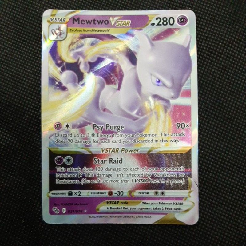 Pokemon Card Tcg Pokemon Go Mewtwo Vstar Original