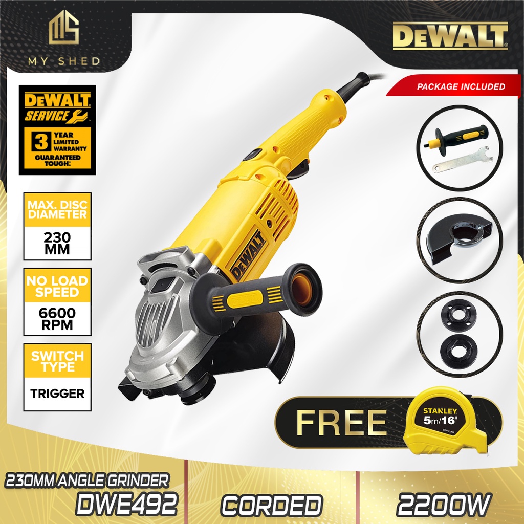 Dewalt Dwe Dwe Angle Grinder Mm Shopee Malaysia