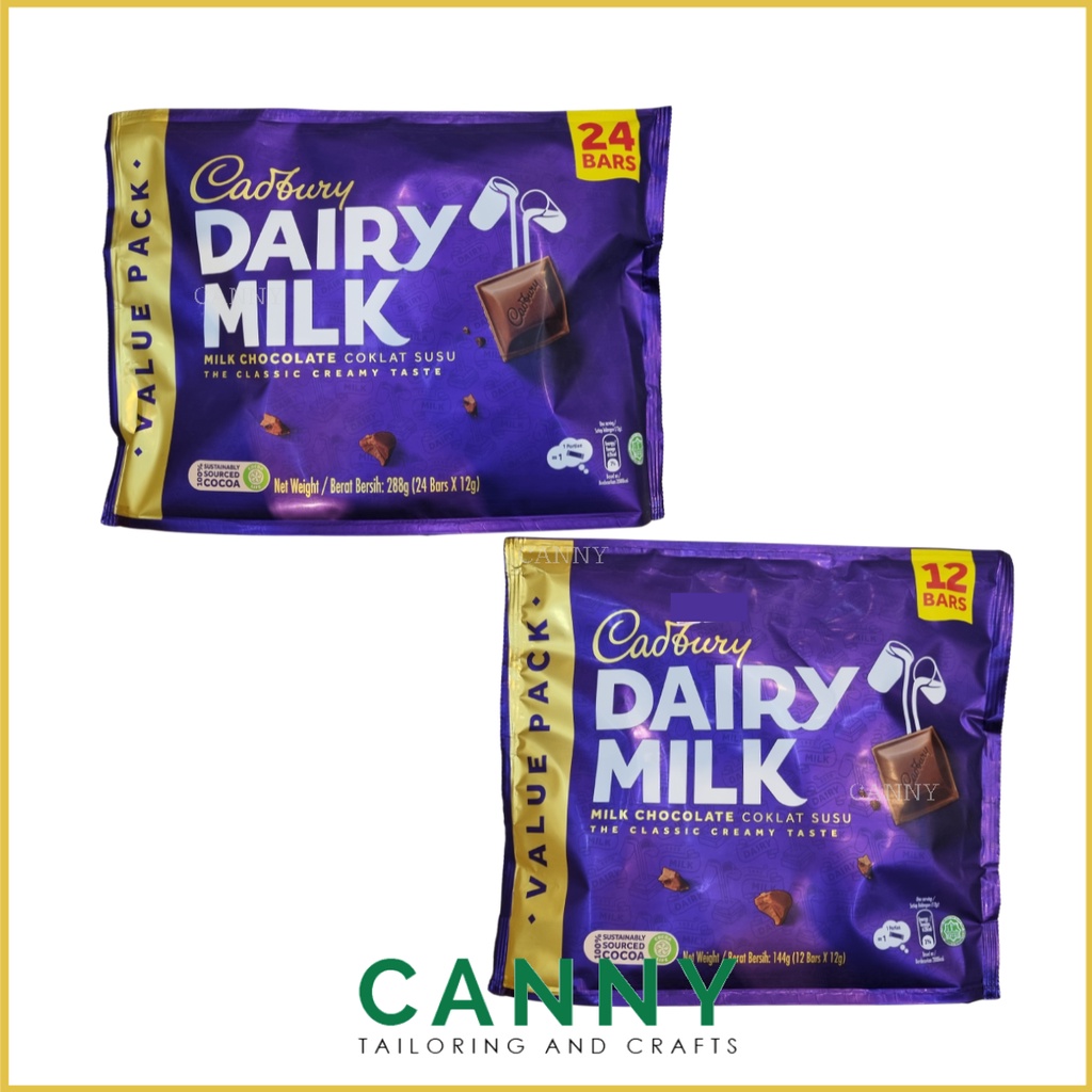 CADBURY DAIRY MILK MINI BAR ORIGINAL ALMOND 12 MINIBAR 12 GRAM X