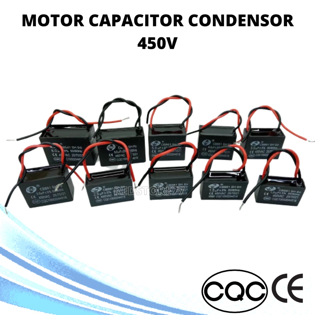 FAN CONDENSOR CAPACITOR 1 0UF 1 5UF 2 0UF 2 5UF 3 0UF 3 5UF 4 0UF 5 0UF