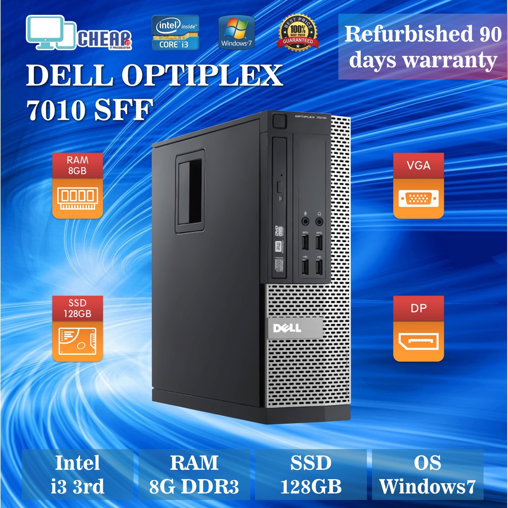 Core I Gb Ram Gb Ssd Dell Optiplex Sff Desktop Pc Refurbished