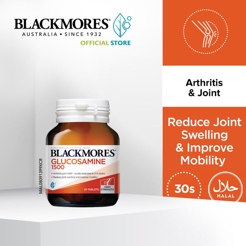 Blackmores Glucosamine 1500mg 30s Reduce Joint Inflammation And