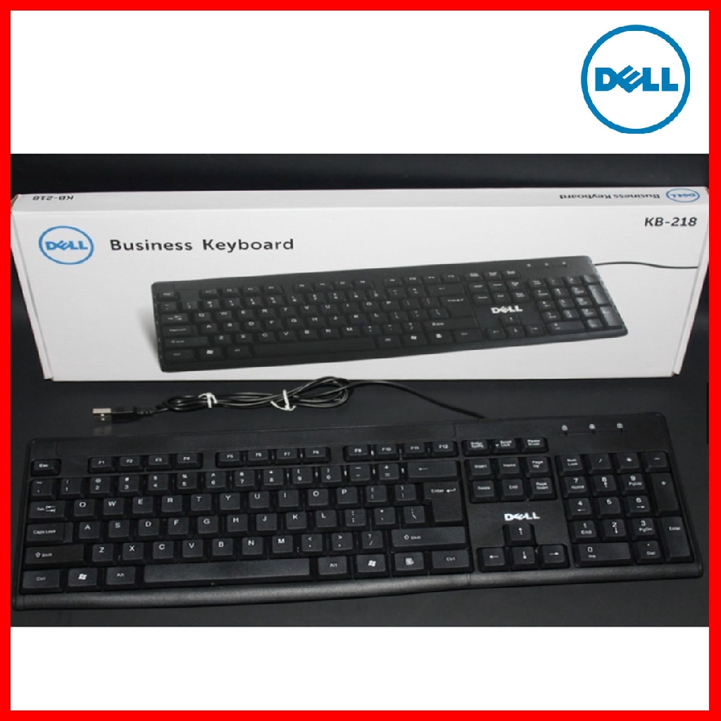 Dell Kb Usb Keyboard Black Original Shopee Malaysia