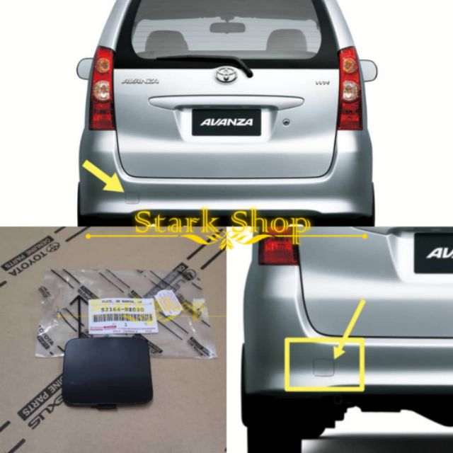 ORIGINAL TOYOTA AVANZA 2005 2010 F601 F602 REAR BUMPER TOWING COVER