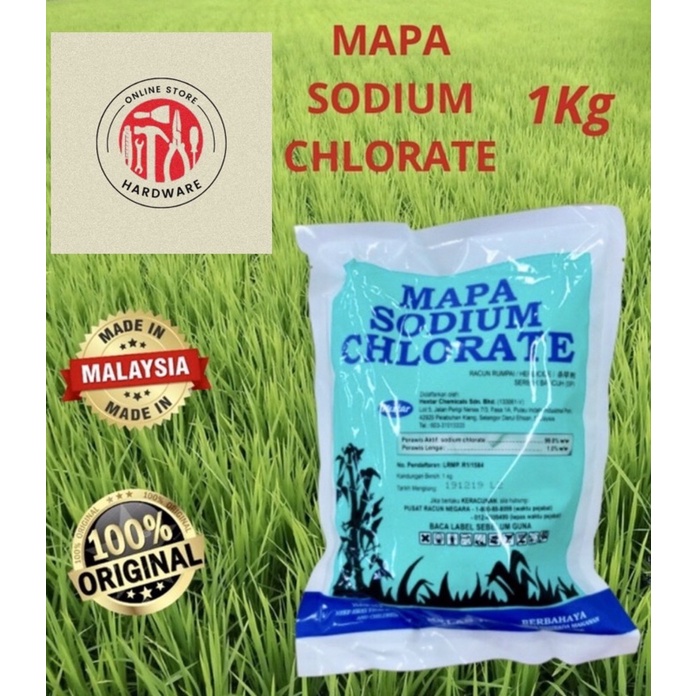 MAPA Sodium Chlorate 99 Herbicide Mixture Garam Campuran Mapa Sodium