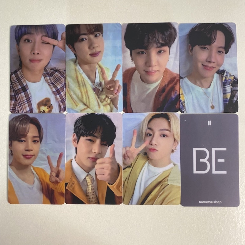 Bts Unofficial Pob Weverse Be Essential Premium Photocard Shopee Malaysia