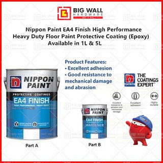 L Nippon Paint Ea Finish High Performance Heavy Duty Floor Paint