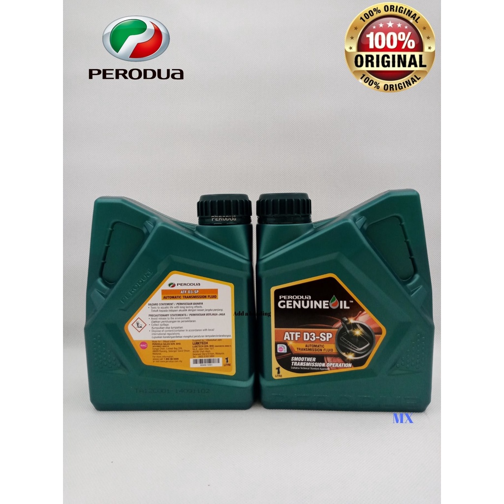 New Original Perodua Atf D Sp Gear Oil Liter Shopee Malaysia