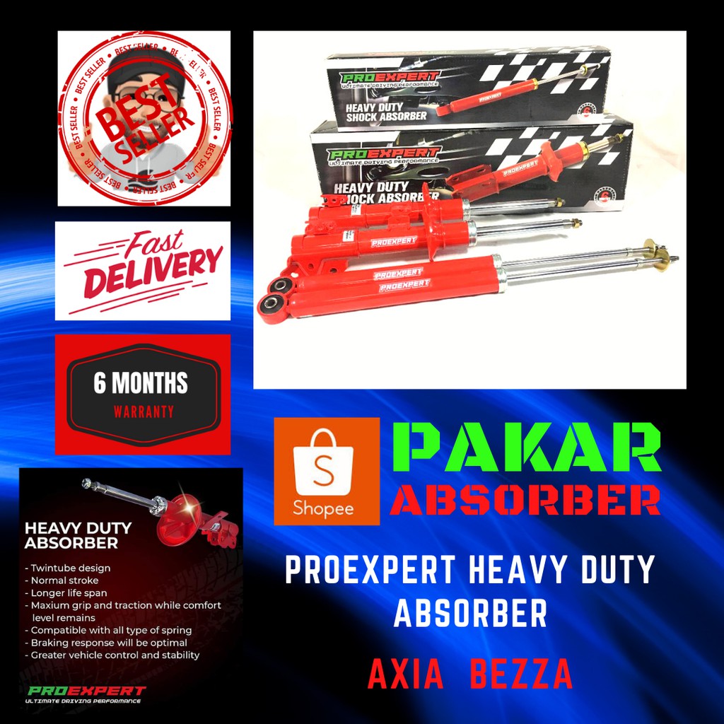 Proexpert Heavy Duty Absorber Perodua Axia Bezza Fast Shipping