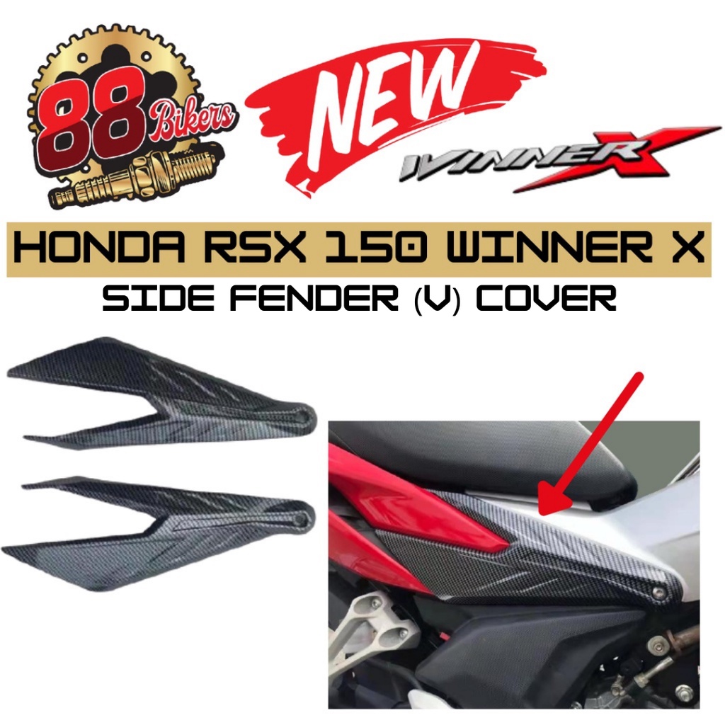 HONDA RSX 150 WINNER X RS X RSX150 SIDE FENDER V COVER Shopee Malaysia